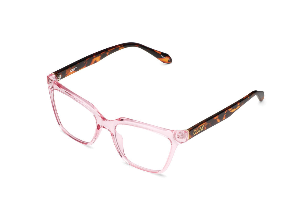 BLUSH TORTOISE/CLEAR RX