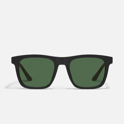 MATTE BLACK/GREEN POLARIZED