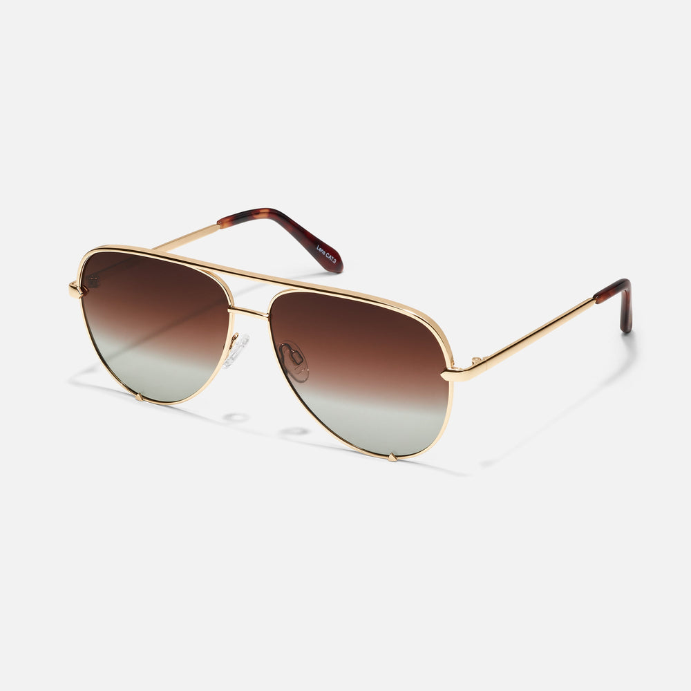 GOLD/BROWN FADE POLARIZED