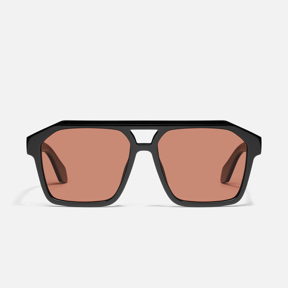 BLACK/APRICOT POLARIZED