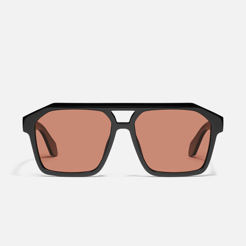 BLACK/APRICOT POLARIZED